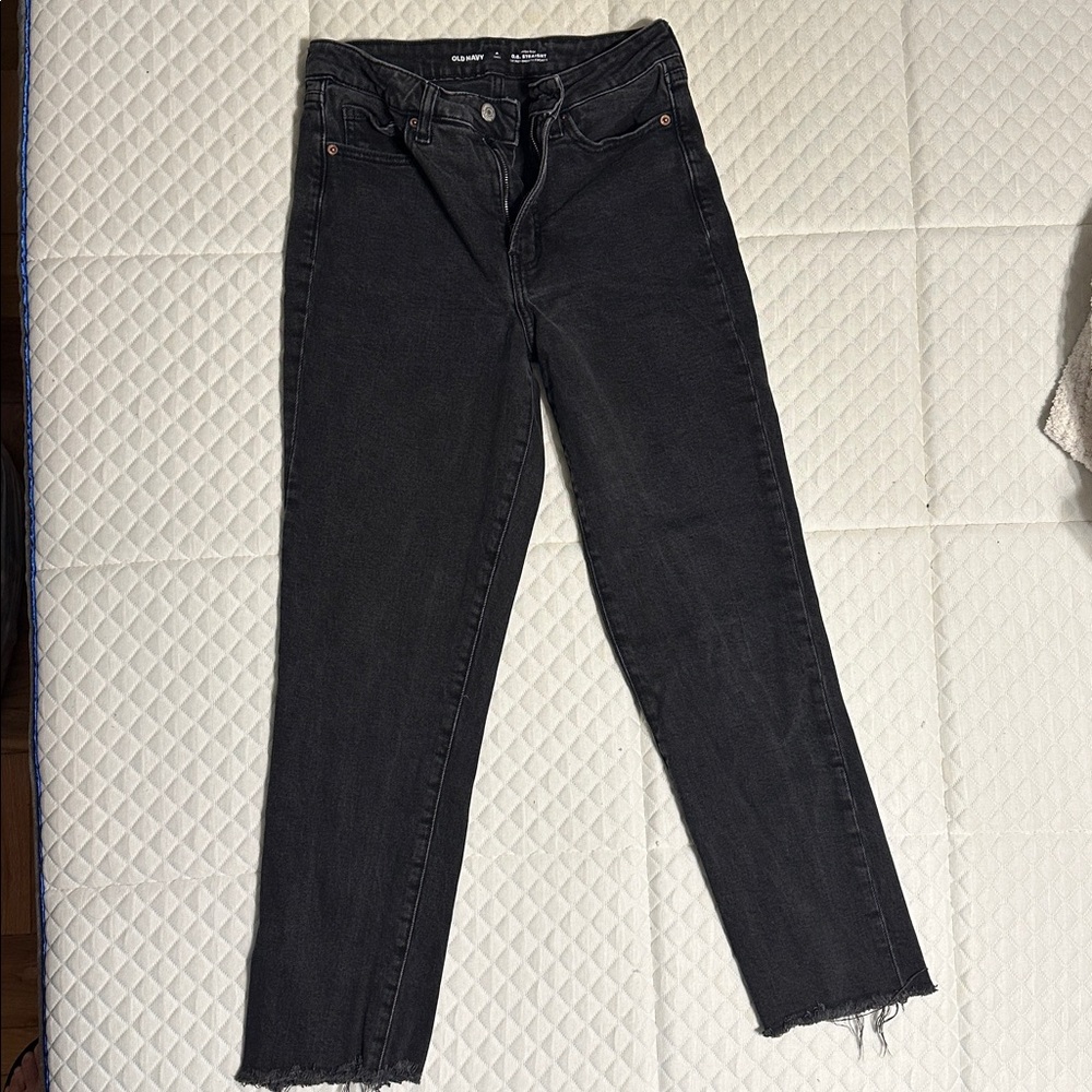 Old Navy Charcoal High-Rise Jeans